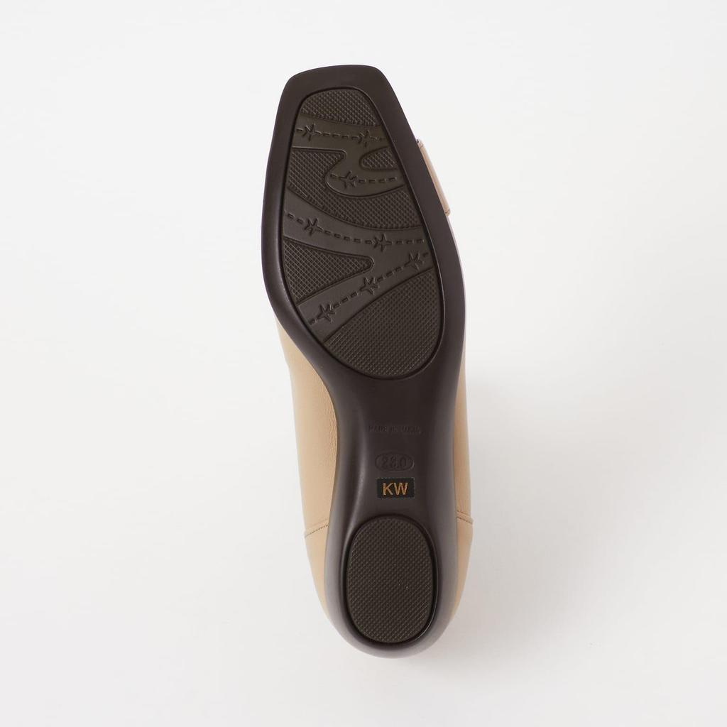 WELLFIT Low Heel Flat Made In 118034700008 [Diana] Shoes, Japan, Beige, 22.0cm,