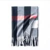 New Imitation Cashmere Women Scarf Winter Preppy Style Plaid Fringed Warm Scarve Pashmina Mujer Femme Foulard Bufanda Wrap Shawl