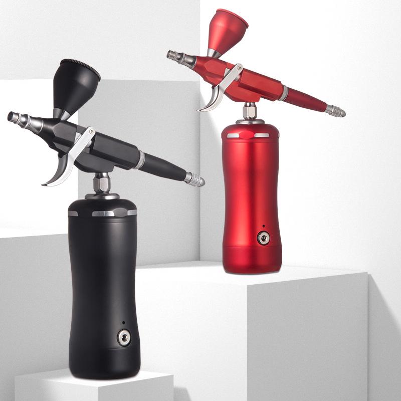 Electric Rechargeable Airbrush for Models, Makeup, Nail Art, Crafts, Hair, Cake, Furniture Repair.