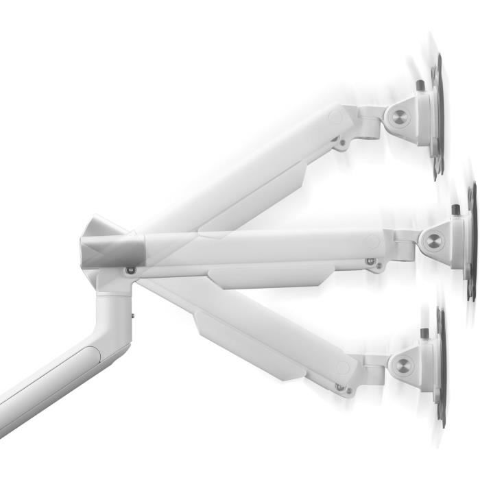 Support moniteur Dynamic - ONE FOR ALL - Vesa 100 - Simple Bras - 13 et 32'' - 8kgs max - Hauteur réglable - Blanc