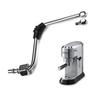 Stainless Steel Upgraded Steam Nozzle Extension for EC685 Coffee Maker Improves Milk Foam Texture Strong Metal Design