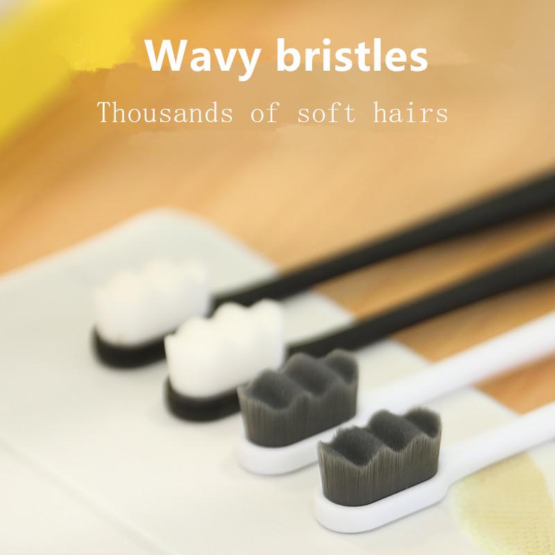 

5pcs/set Toothbrush Million Nano Bristle Ultrafine Adult Tooth Brush Teeth Deep Cleaning Dental Oral Care Brush Portable Travel