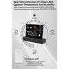 Wireless Weather Station Home RF Alarm Clock VA Color Screen In/Outdoor Thermometer Hygrometer with Weather Forecast 2025 New