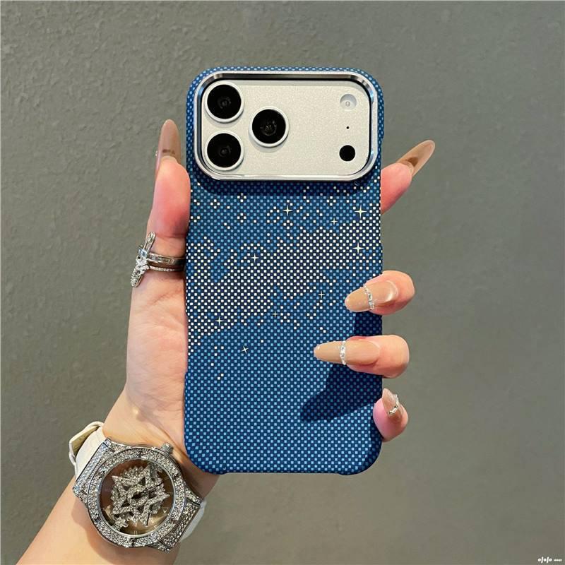 

Kevlar Texture Magnetic Suction Protective Case for Apple 17 Pro Max with Water-Resistant Skin-Feel iPhone 14 Pro Max