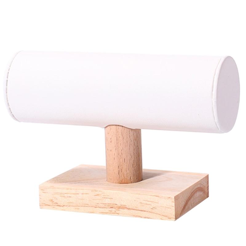 Wood Bracelet Display Stand Stylish Jewellery Holder Jewelry Storage Organizer for Wristchain Bangles Accessory Rack