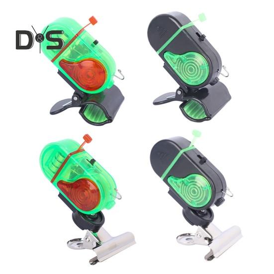 2Pcs Fishing Bite Alarm Lamp with Clip Night Fishing Rod Alert Light Electronic Bite Indicator Strike Sensor LED Lamp Sea Fishing Accessories