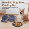 Non-Slip Dog Slow Feeding Mat Dog Lick Mat Dog Bathing Distraction Silicone Dog Sucker Food Training Dog Feeder Supplies