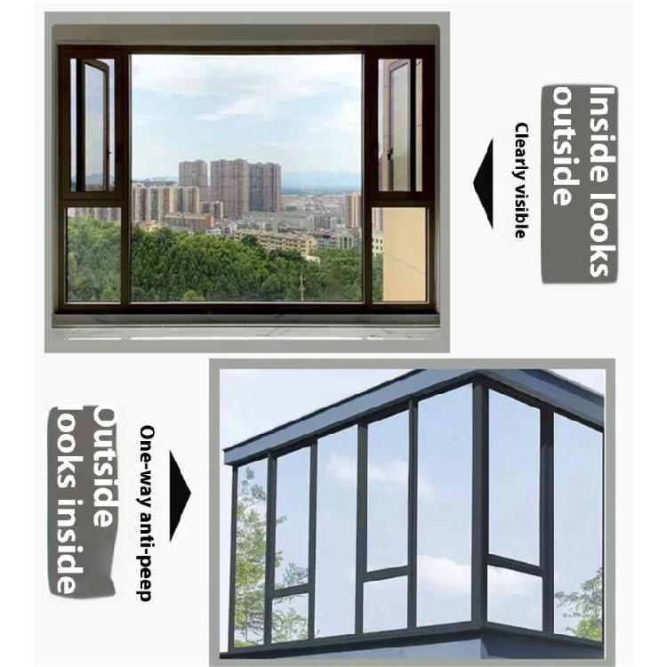 Privacy Enhancing Window Film For Heat Insulation Ray Reduction Durability Auto Stick Glass Protective Scratch Resistant