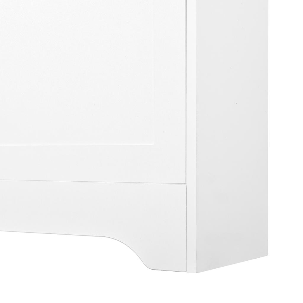 Shoe cabinet with 3 flaps shoe rack, small shoe cabinet for the entrance area, shoe cabinet with large capacity, round handles
