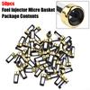 50Pcs Universal Fuel Injector Basket Filters High-Quality Material, Precision Filtration