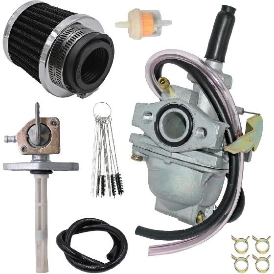 XR50 CRF50 Carburetor Fit For Honda CRF50F Z50 CRF XR 50R Z50R Z50A Mini Trail 50 Mini Bike Carb With Air Filter & Fuel Valve Petcock