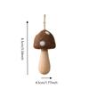Enhancing Christmas Displays Christmas Pendant Mini Hanging Decor Mushroom Ornament Wool Felt Material Compact Size