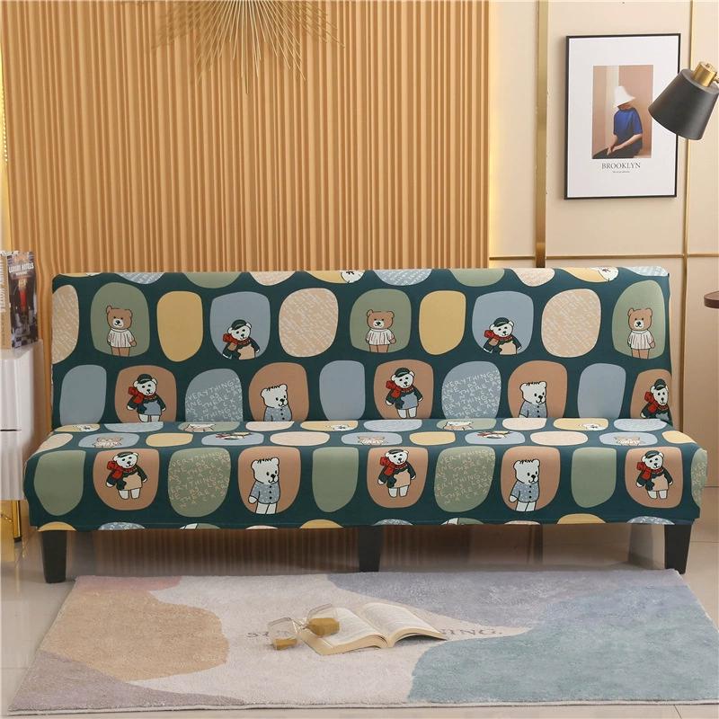 

Чехол на диван эластичный без подлокотников, чехол на диван-кровать, защитный чехол для мебели, эластичная низ, мягкая жаккардовая ткань 120-150cm