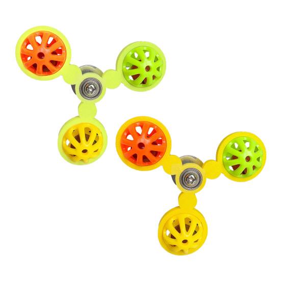 Birds Spinner Rattle Toy Interactive Spinner Parrot Toy Wheel Chewing Exercise Cockatiel Birdcage Enrichment Toy