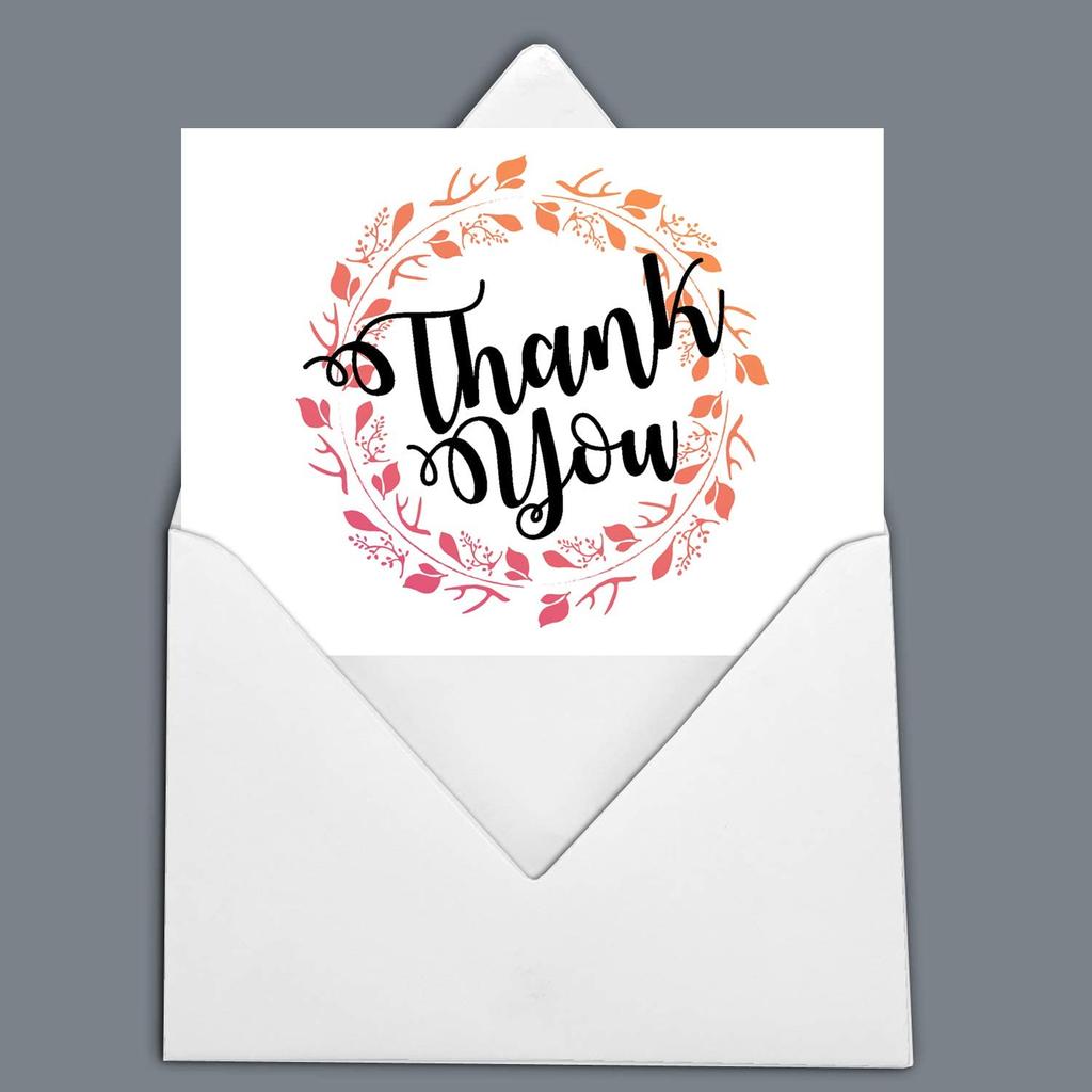 Darling Souvenir Wedding Thank You Card Greeting Cards With White Envelopes - 36