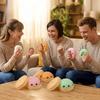 Squishy Spitze Bao/Knödel Kawaii Stressabbau Spielzeug, Mehrfarbig Weiches Material Wiederverwendbar Geschenk für Kinder und Erwachsene Sammlerstück mit Box