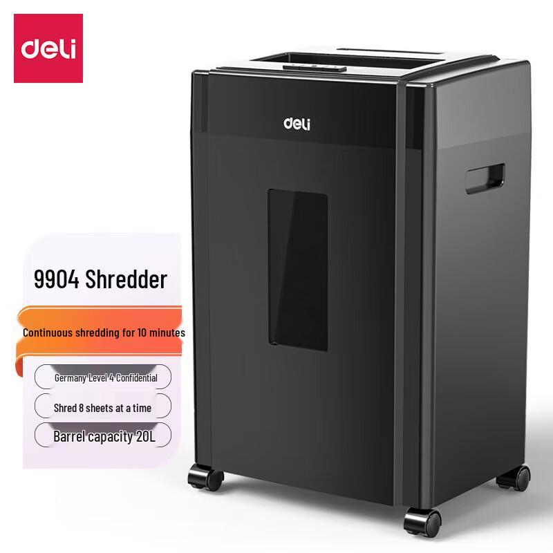 

Deli 9904 Multifunction Paper Shredder CN plug (adapter included)