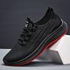 Men's shoes 2025 summer hollow breathable sandals mesh sports leisure non-slip running large mesh lazy tide shoes men