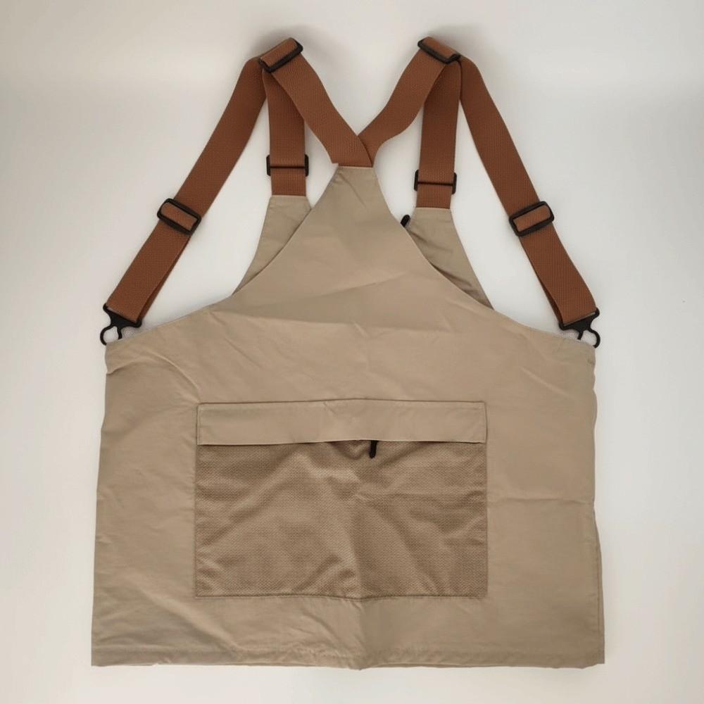 Creative Outdoor Jacket Vest Shoulder Bag Breathable Dual-use Multi Pocket Vest Handbag Retro Multifunctional