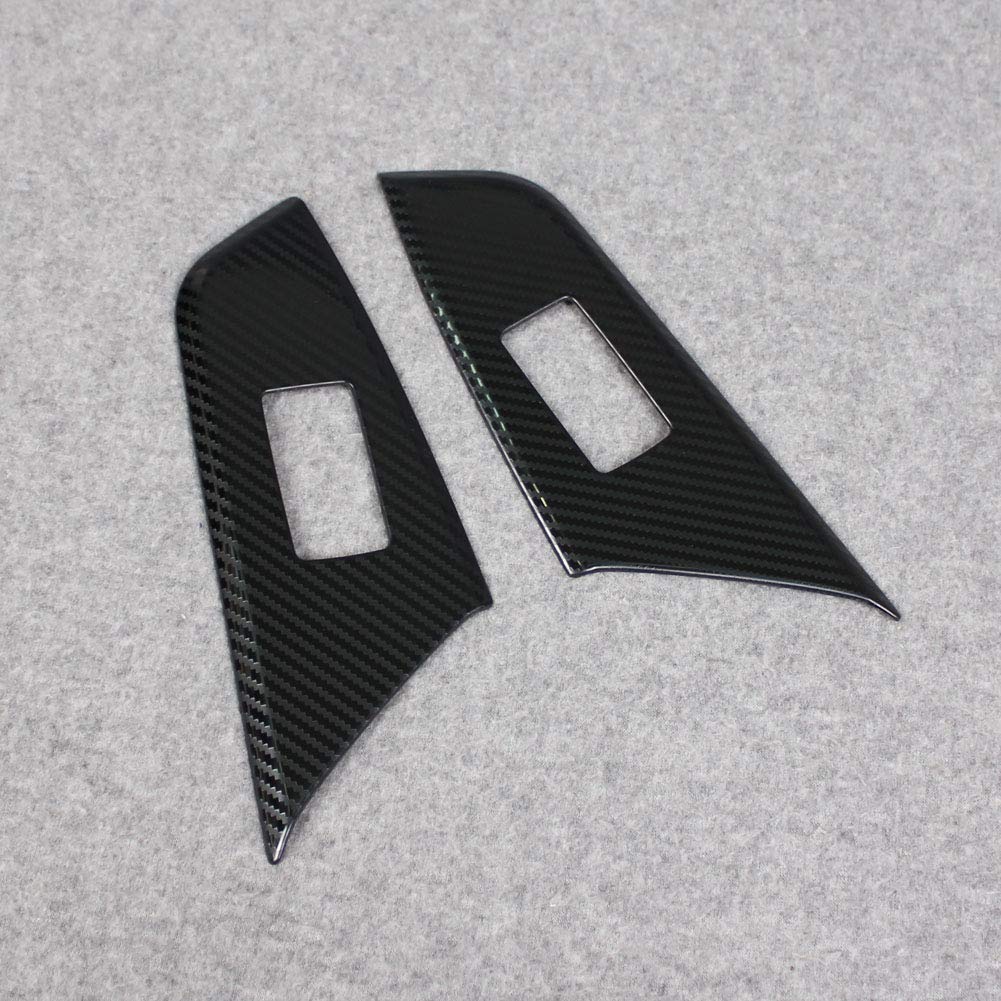 RUIQ Lexus New UX200 UX250h 10 Series Exclusive Interior Door Window Button Switch Panel Cover Garnish Lexus UX 200 250h Exclusive Design Fiber Black