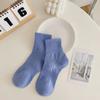 Sommer kvinners ensfarge pustende sokker Anti-lukt svette Sommer sportssokker