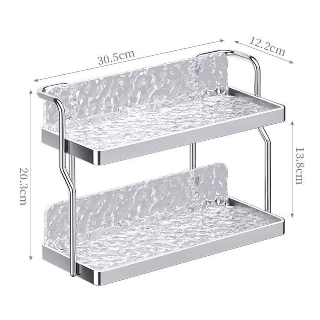 Bathroom Storage Rack Cosmetic Tray Jewelry Organizer Multipurpose Tea Cup Holder