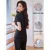 Women's Short Sleeve Blazer Suit Set