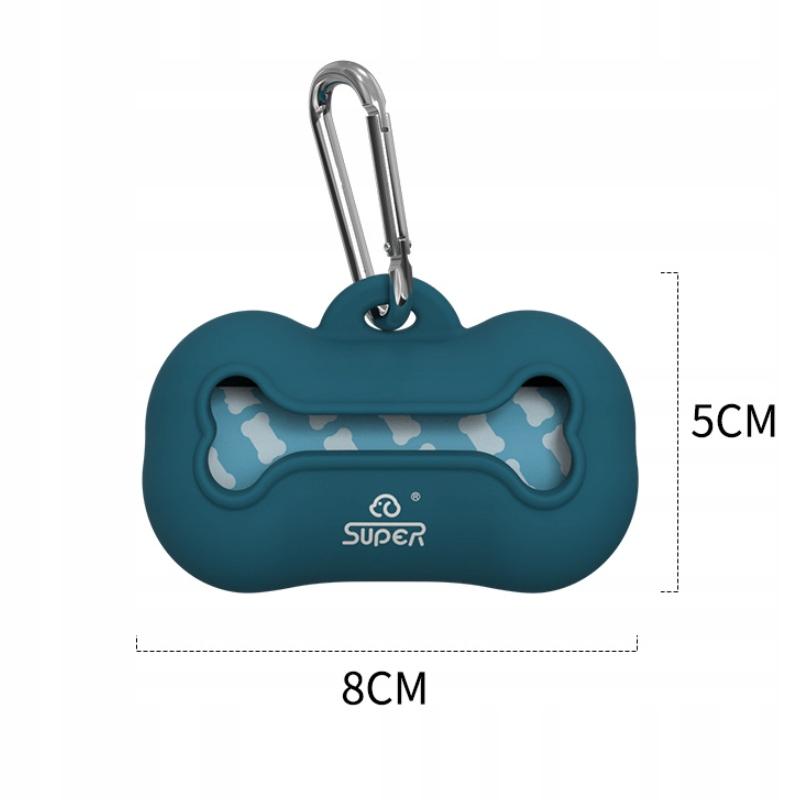 Dog Excess Bags Container Case For Collars 3 Rolls Included