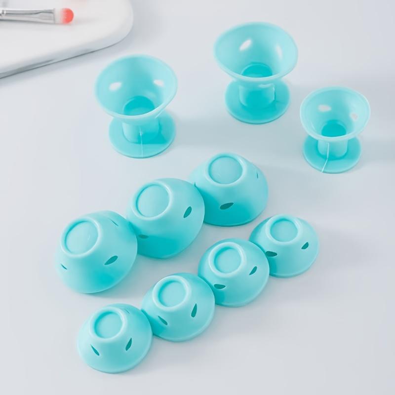 Set di 10 bigodini senza calore, Adatto a tutti i tipi di capelli - Strumenti per arricciare senza calore per lo styling e ricci permanenti