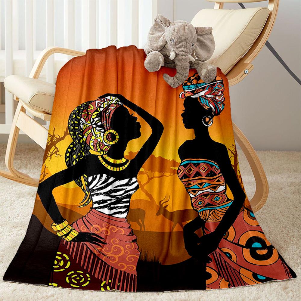 African Style Blanket Ultra-Soft Suitable for Bedding Office Chair Chair Four Seasons Universal Modern Style Gifts For Family Or Friends