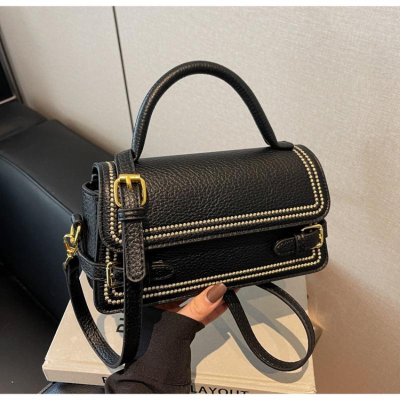 Fashion Small Square Bag Handbag Women's New High-end Texture Shoulder Bag Fashion Simple Messenger Bag