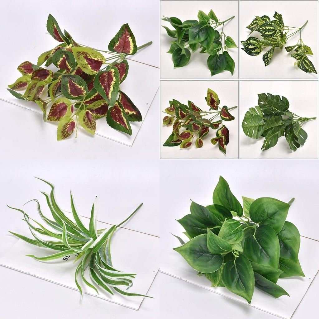 Plant Wall Synthetic Green Plants With Leaf Variety For Outdoor Events And Photography Props