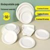 ZISIZ Disposable Rectangular Paper Plates