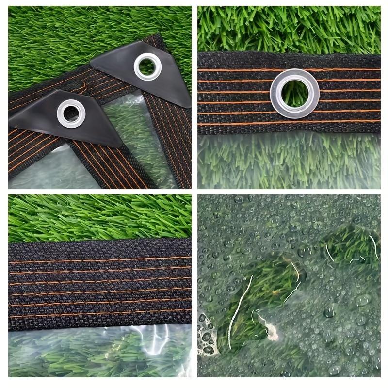 Heavy-Duty Clear Waterproof Canopy Tarp with Grommets  for Garden, Patio, Plant Greenhouse, Camping, Chicken Coop