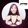 VaHppy SM Bondage Oral Shackles Gag Stainless Steels Butterfly +PU Couple Games Sex Toys Forced Open Mouth  Adult Flirting