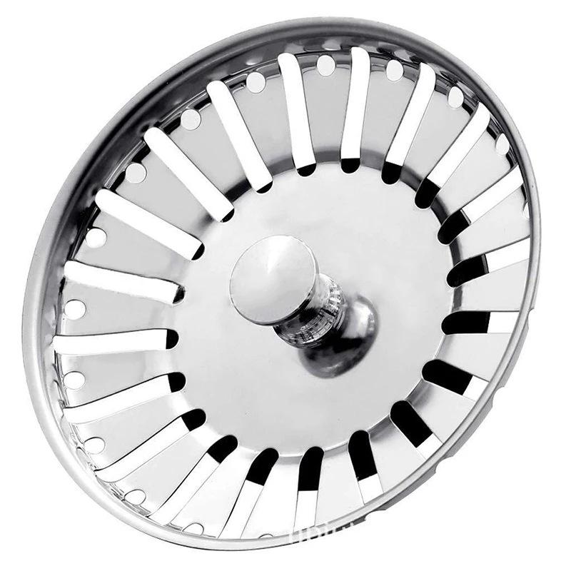 1pcs Stainless Steel Kitchen Sink Strainer Basket, Kitchen Sink Replacement Accessories for Drains Stopper