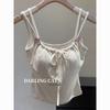 Spicy Girl Bowknot Sleeveless Camisole – Slimming, Flattering Summer Top for Women