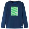 T-shirt enfants à manches longues imprimé terrain de football 92-104-116-128-140