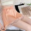 Παντελόνι ασφαλείας Γυναικείο Καλοκαιρινό Λεπτό Σατέν Δαντελένιο Δαντέλα Χαλαρό Χωρίς μπούκλες Εξωτερικό Φόρεμα Ανοιχτόχρωμο κολάν κατά του τρεξίματος