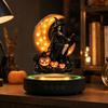 Magnetic Levitation Display Stand for Christmas Ornaments with Floating Tray, Home Bedroom Desk Decor,