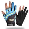 Fishing Gloves Breathable Three Fingers Elastic Summer Sunscreen Fishing Apparel Sports Anti-Slip Cycling Gloves
