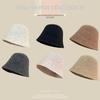 Women's High-End Warm Bucket Hat: Windproof, Cold-Proof, Solid Color, Face-Covering for Autumn/Winter