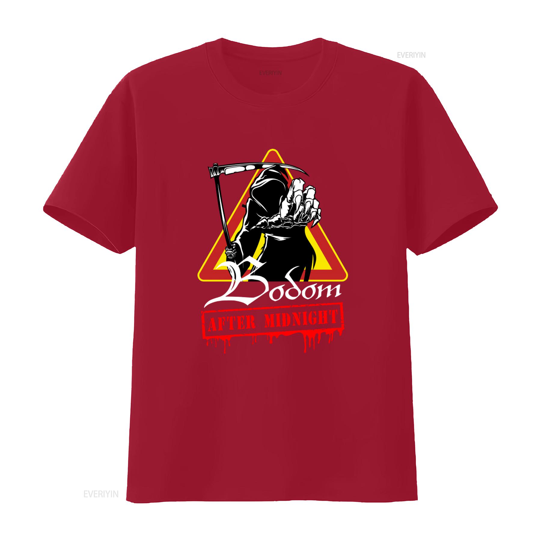 2021 Trendy Children Of Bodom After Midnight T Shirt with Cool Grim Reaper Design vintage Washed Comfortable Stretched S