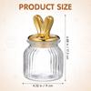 1Pcs Rabbit Ear Sealed Jar Household Kitchen Storage Multipurpose Food Container for Snacks Dry Ingredients Kitchen Jar