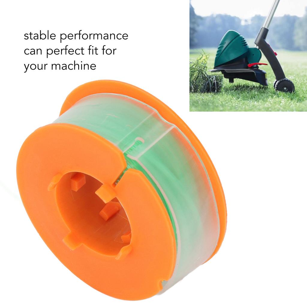 2Pcs Lawn Mower Spool Line Nylon Trimmer Accessories Replacement Fit for BOSCH ART 30 ART 30FA Green