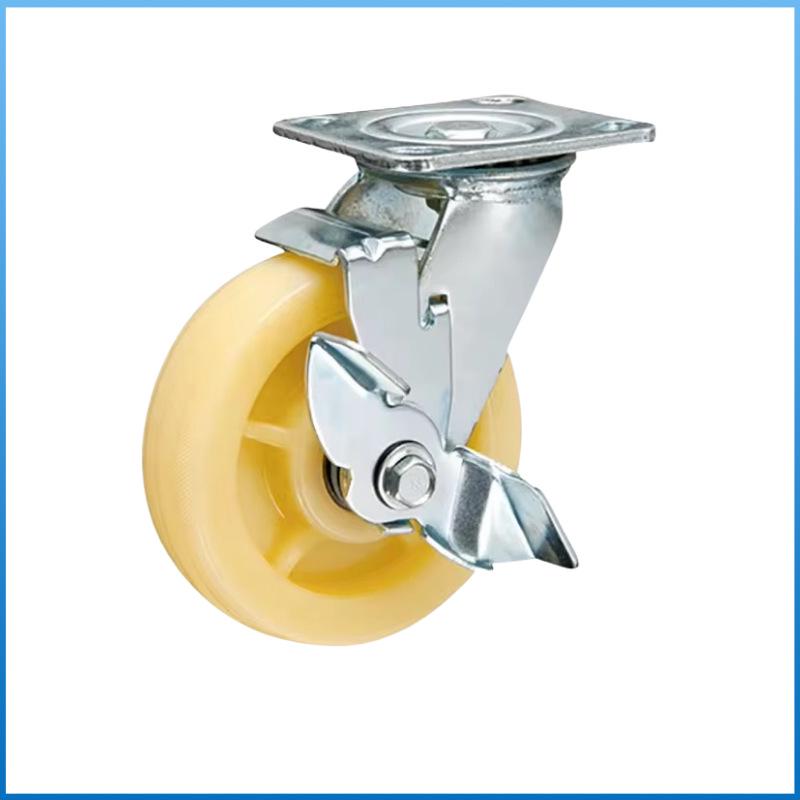 Industrielle 5" Lenkrollen & Universelles 4" Tragrad für Handwagen