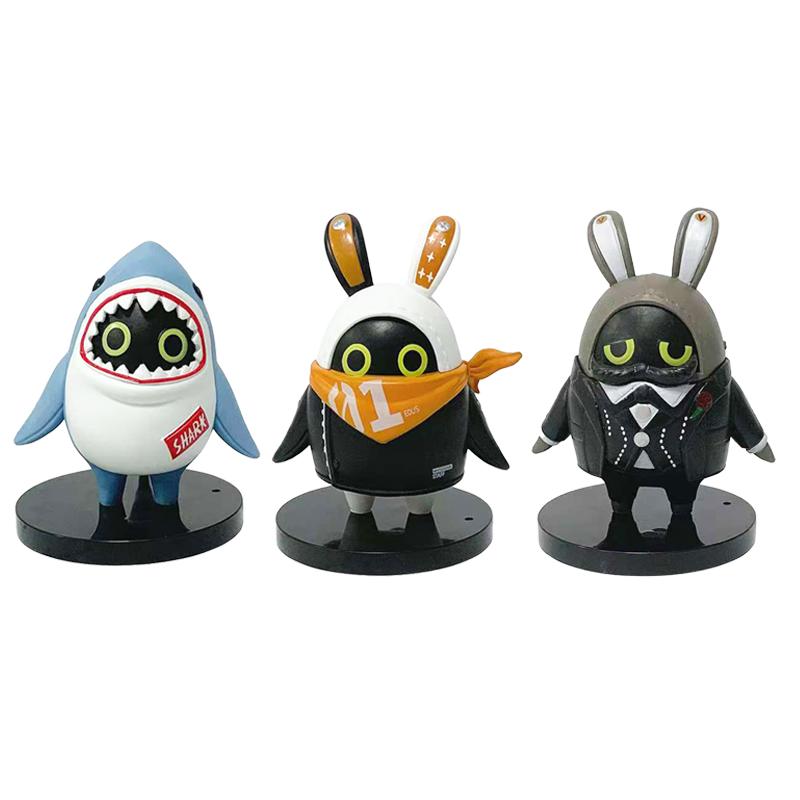 New Zenless Zone Zero Figure Bangboo EOUS Sharkboo Amillion Cute Cartoon Accessories PVC Soft Rubber 3D Figurine Ornament Gifts