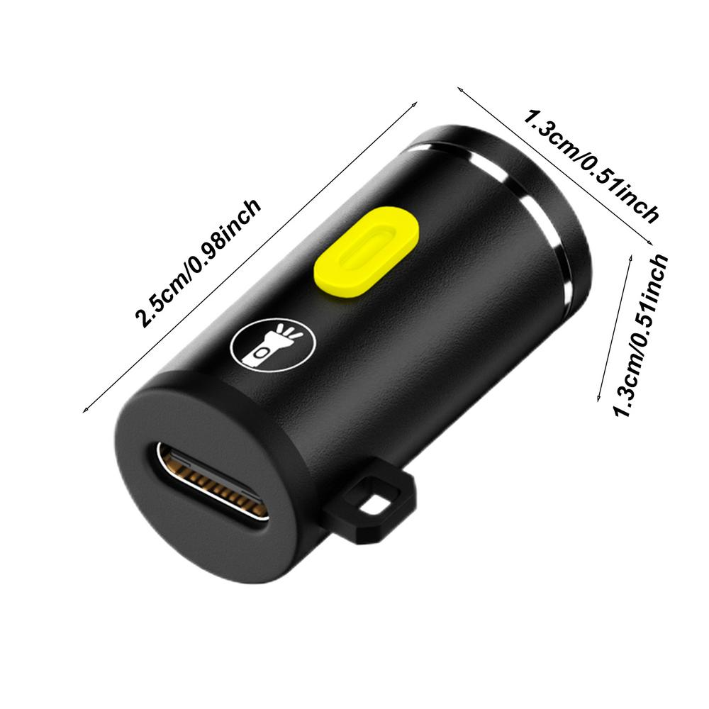 Bright Small Flashlight Super Bright Flash Light For Outdoor Waterproof Handheld Torch Light External Type-c Cable Plug And Play