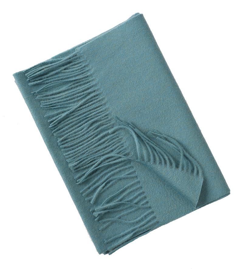 

Однотонный женский шарф из ягненка, мужской и женский универсальный теплый шарф с бахромой, новинка осени и зимы 200