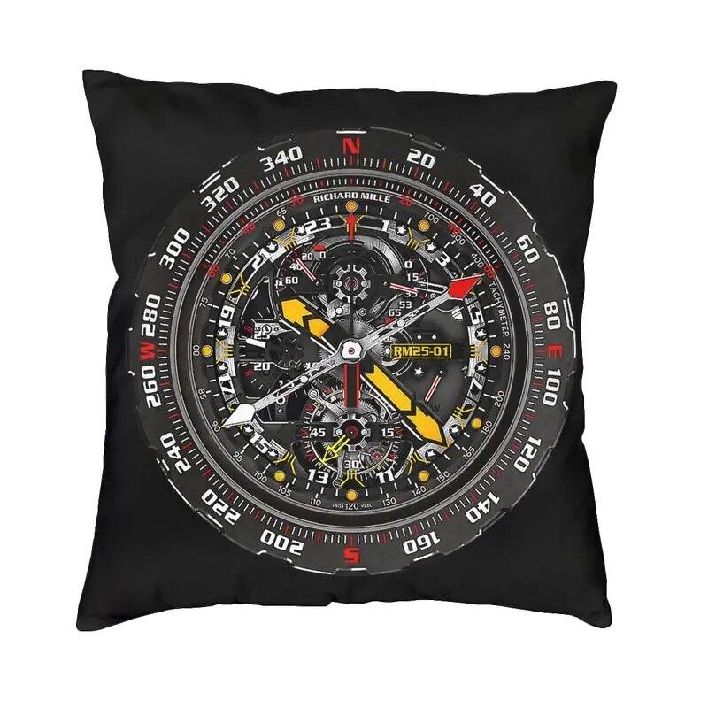 Bedroom Living Room Car Pillowcase Home Decor Digital Compass Cushion Cover Floor